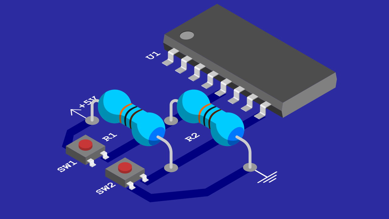 How pull-up/pull-down resistors work?