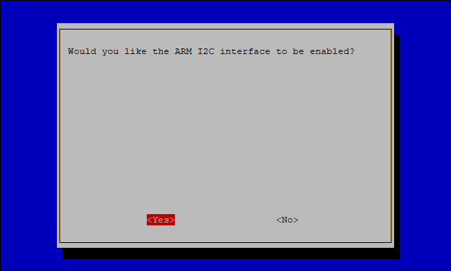 Ask to Enable I2C